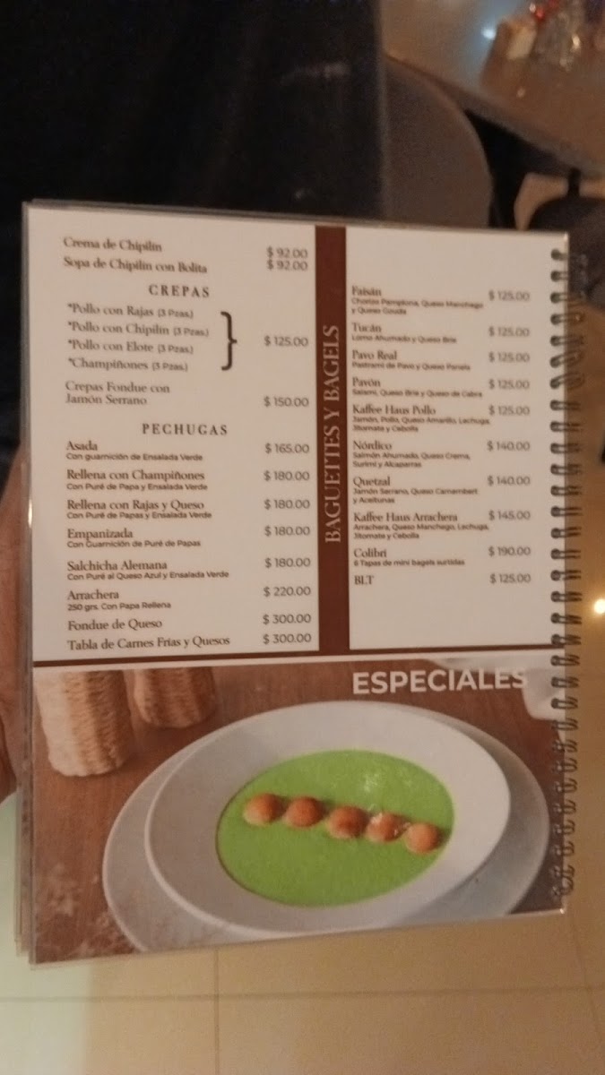 Oro Maya Kaffee Haus Menu - Image 2