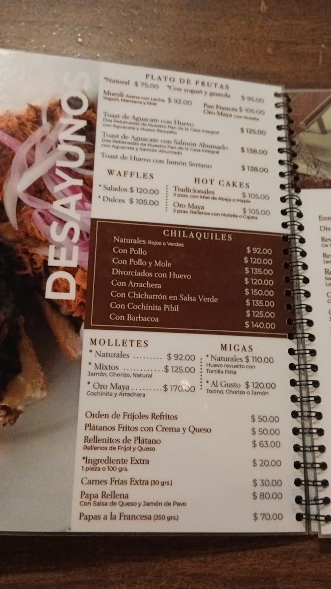 Oro Maya Kaffee Haus Menu - Image 5