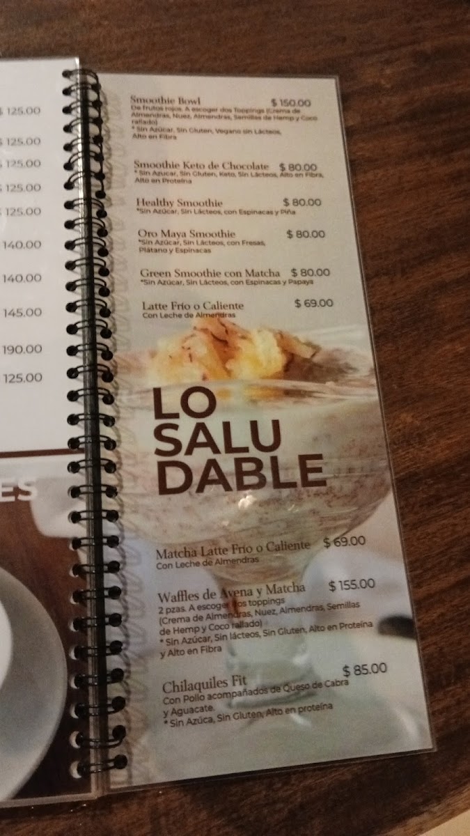 Oro Maya Kaffee Haus Menu - Image 6